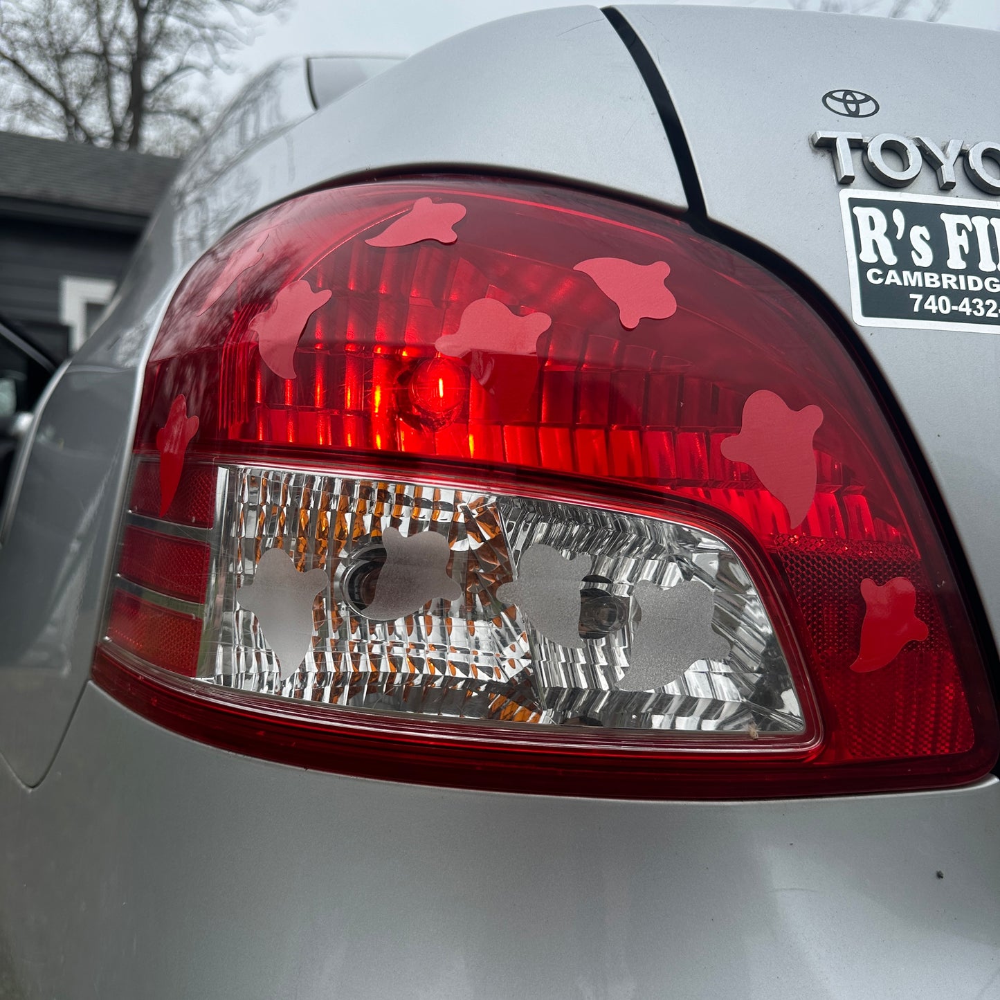 16 Ghosts Headlight Taillight Decals