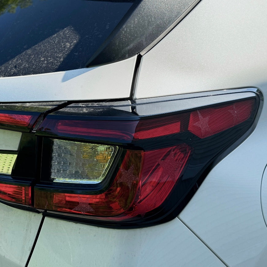 16 Stars Headlight Taillight Decal