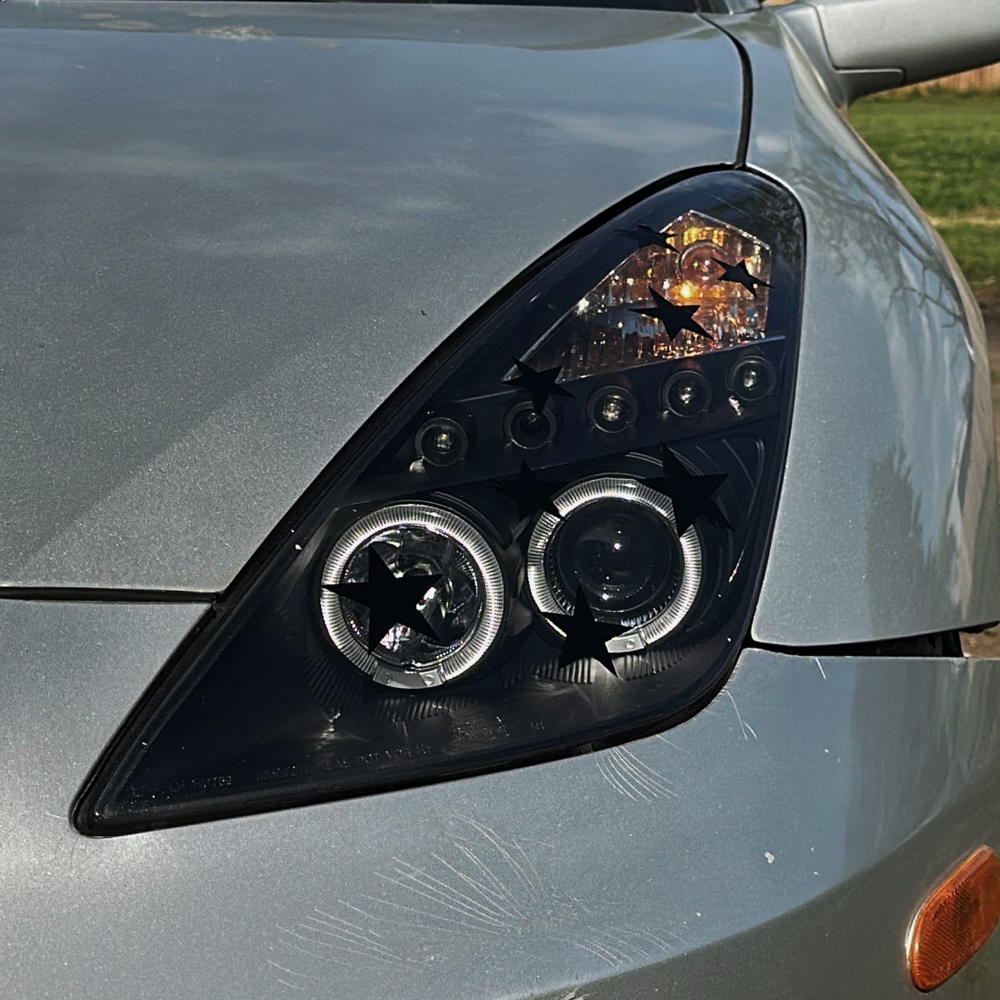 16 Stars Headlight Taillight Decal