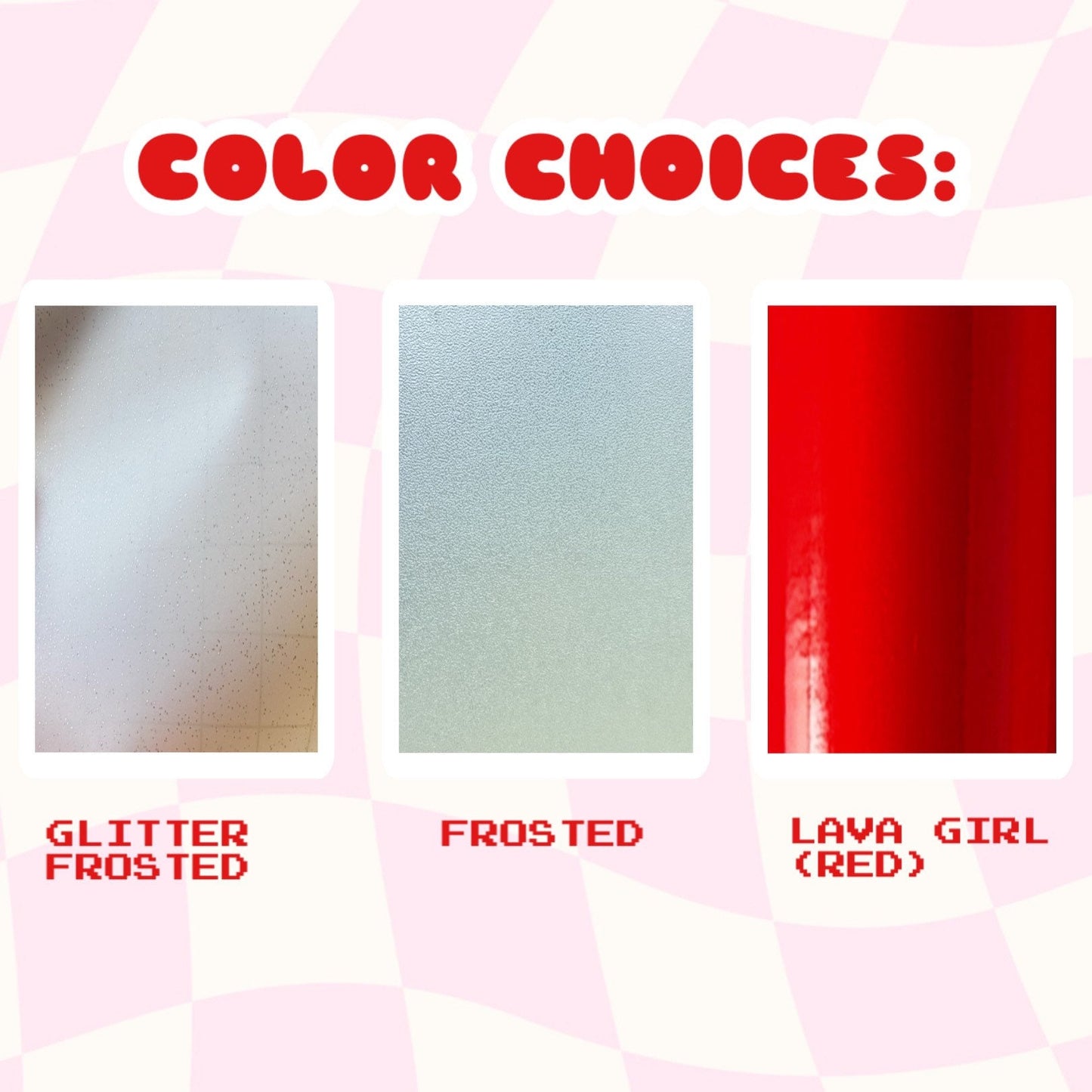 18 Pixel Hearts Headlight Taillight Decals