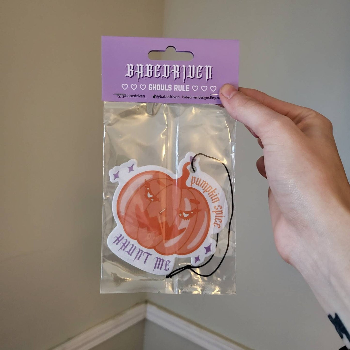 Haunt Me Pumpkin Spice Air Freshener