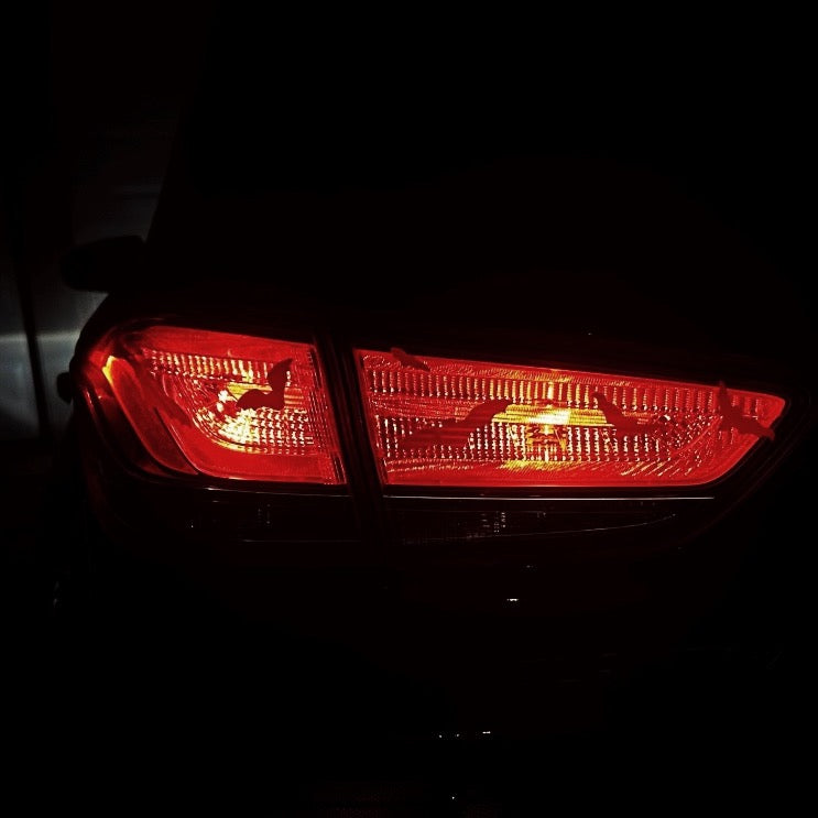 16 Bats Headlight Taillight Decals