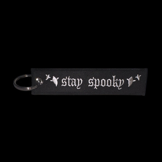 Stay Spooky Jet Tag Black /W