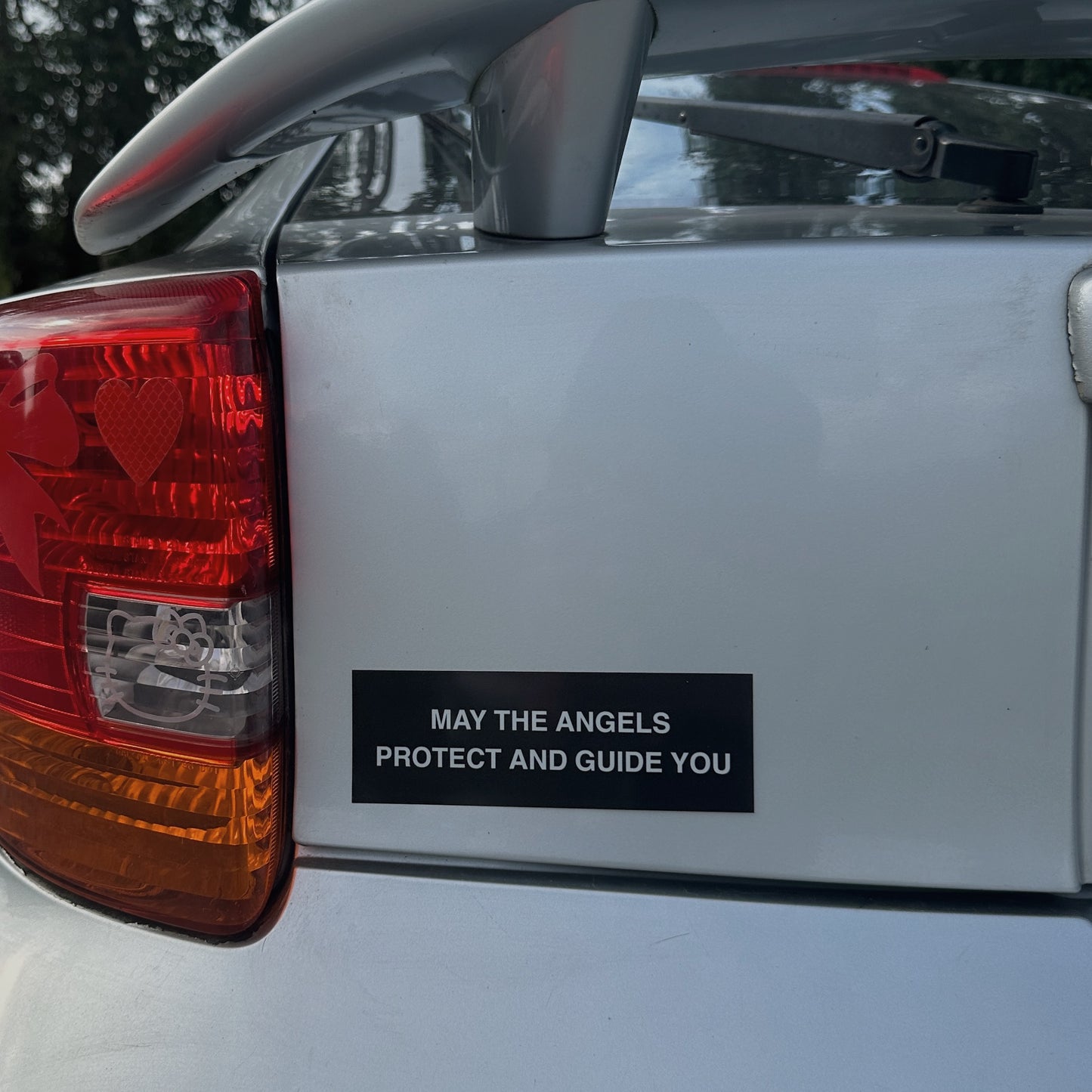 May The Angels Protect And Guide You Bumper Sticker