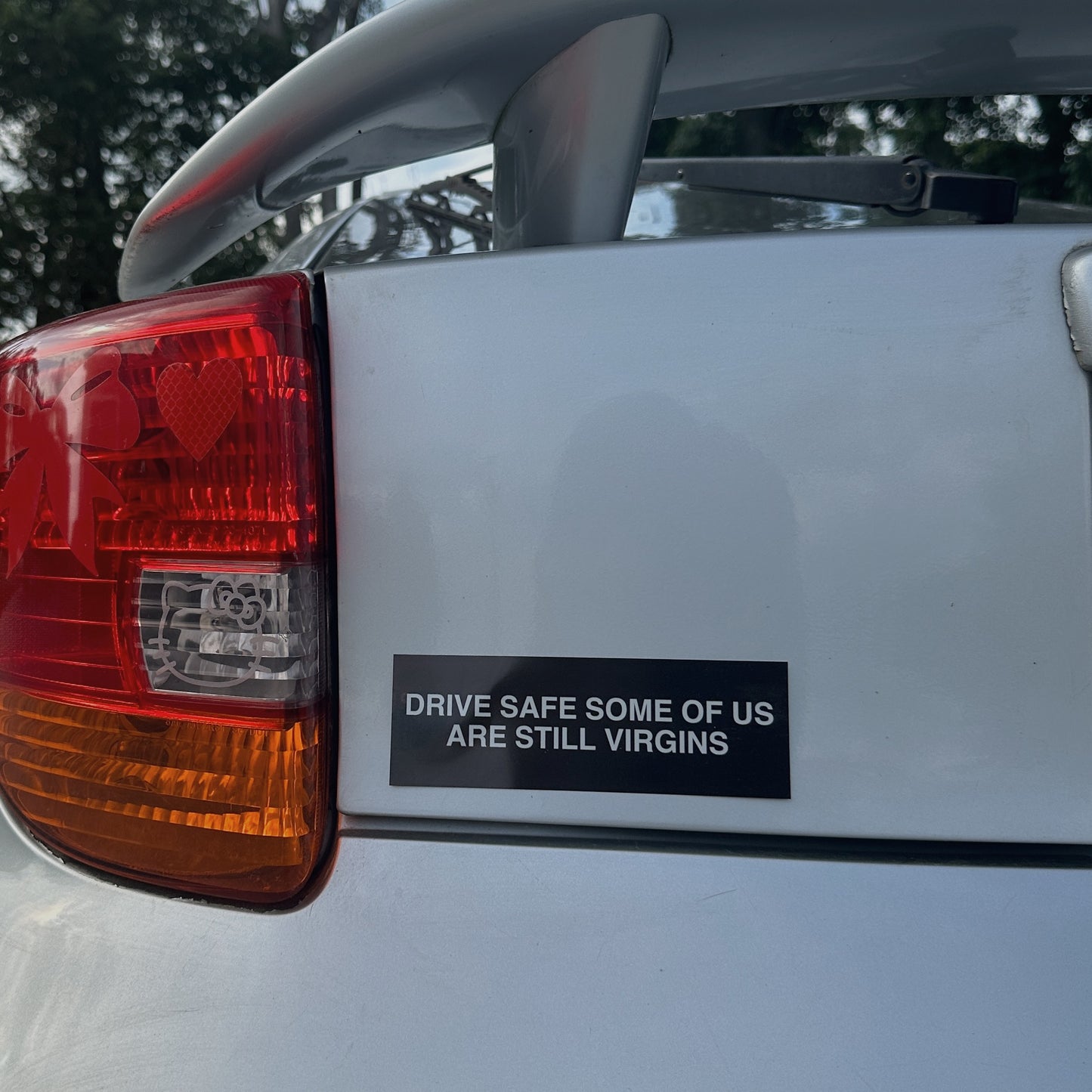 Drive Safe Some of us Are Still Virgins Bumper Sticker