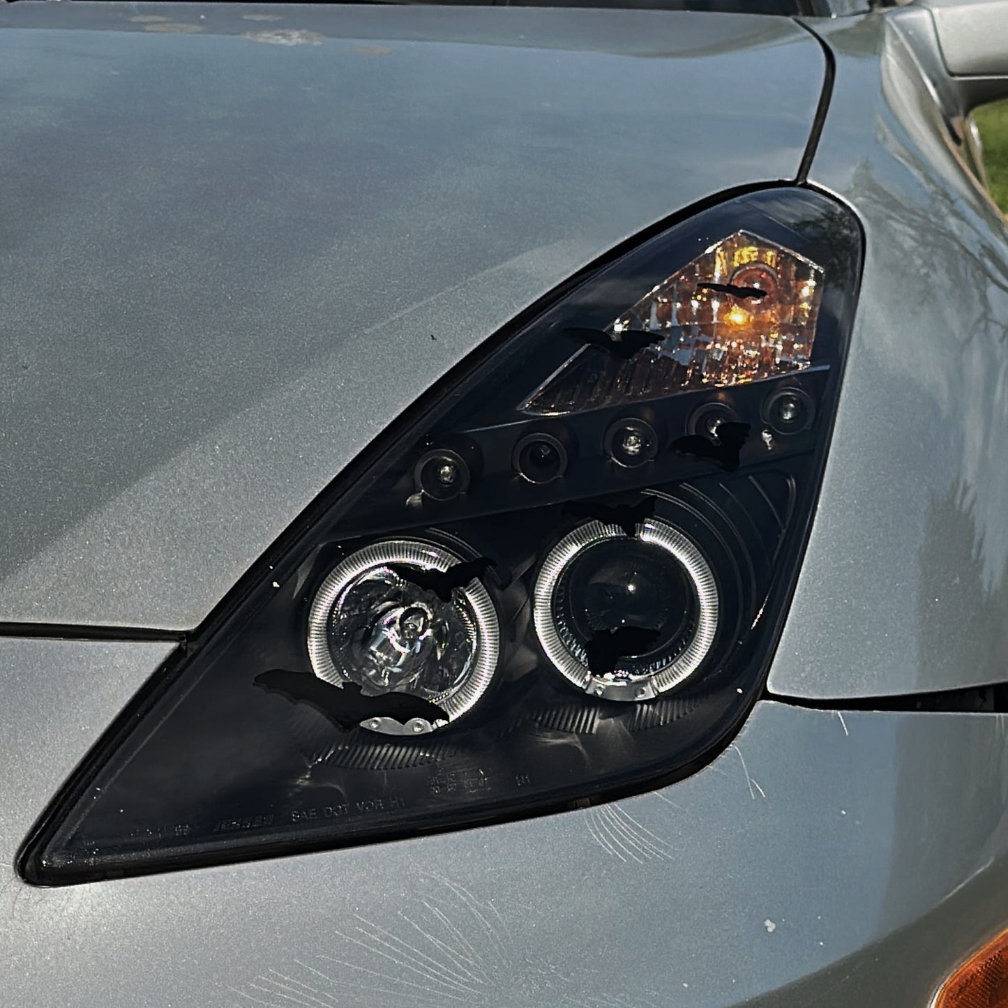 16 Bats Headlight Taillight Decals