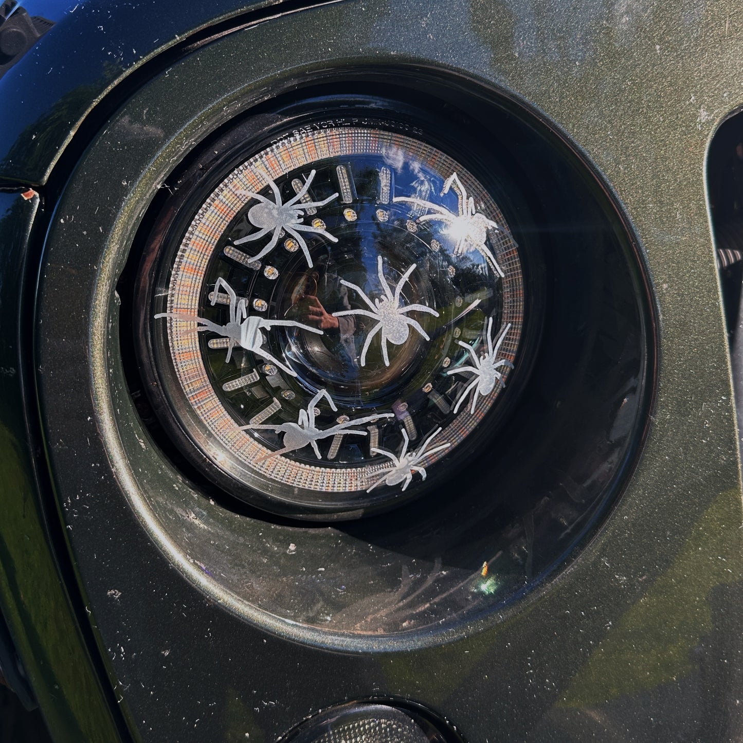 16 Spiders Headlight Taillight Decal
