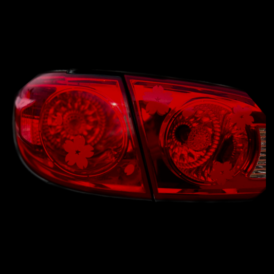 12 Sakura Headlight Taillight Decal