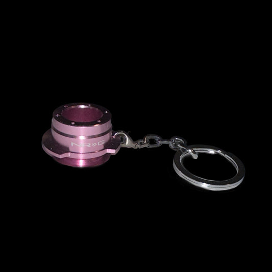 Pink Metallic Quick Release Keychain