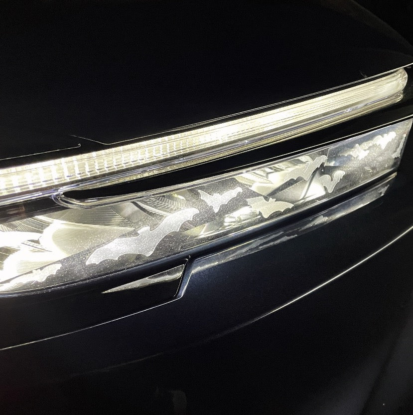 16 Bats Headlight Taillight Decals