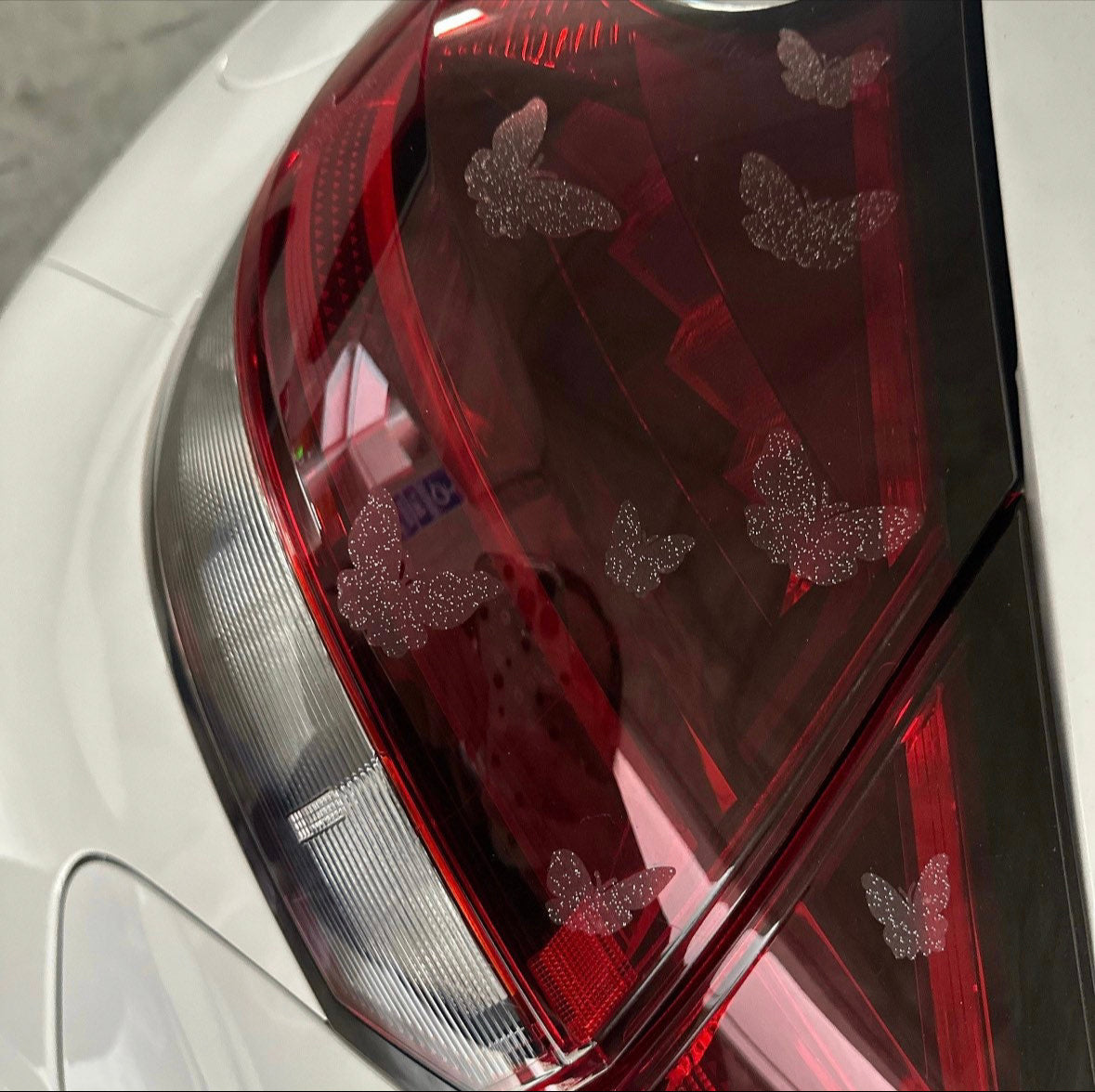 16 Butterflies Headlight Taillight Decal