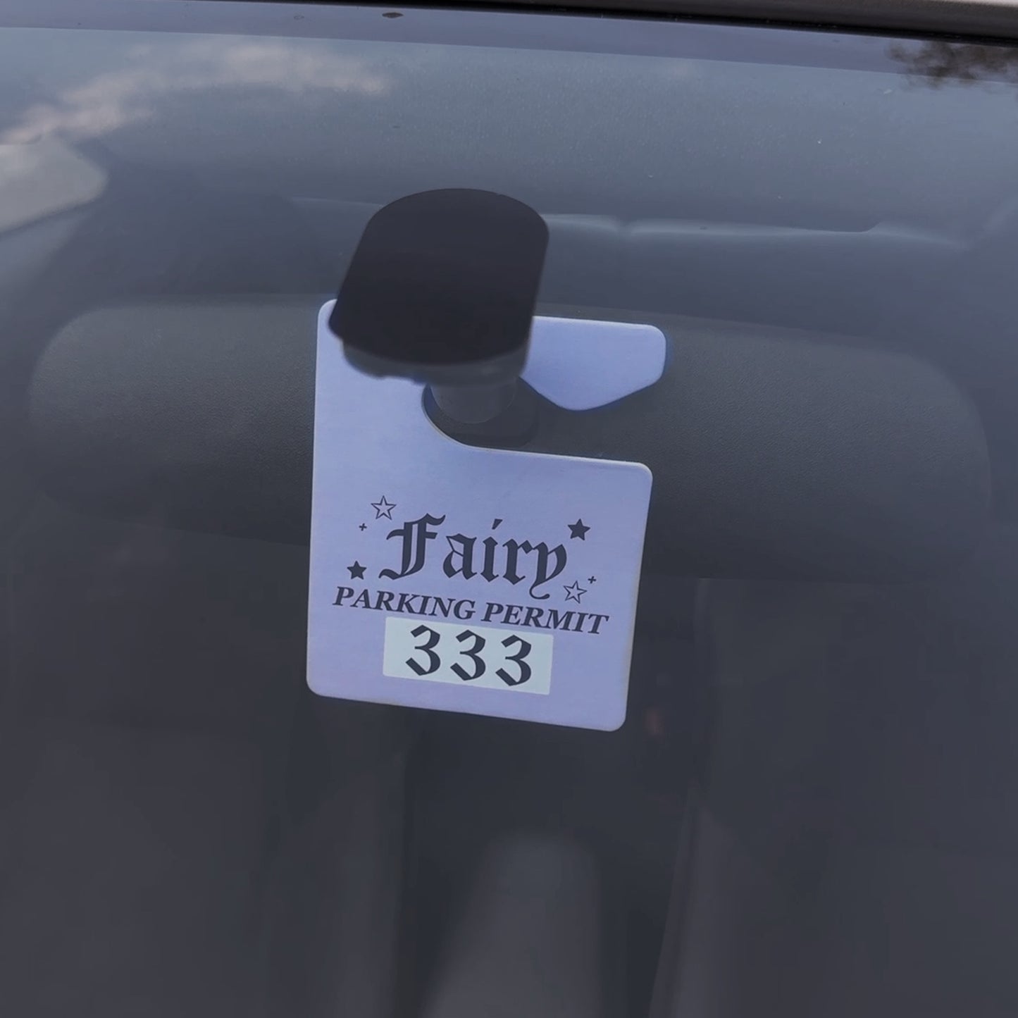 Fairy 333 Parking Permit Air Freshener - Purple Lavender