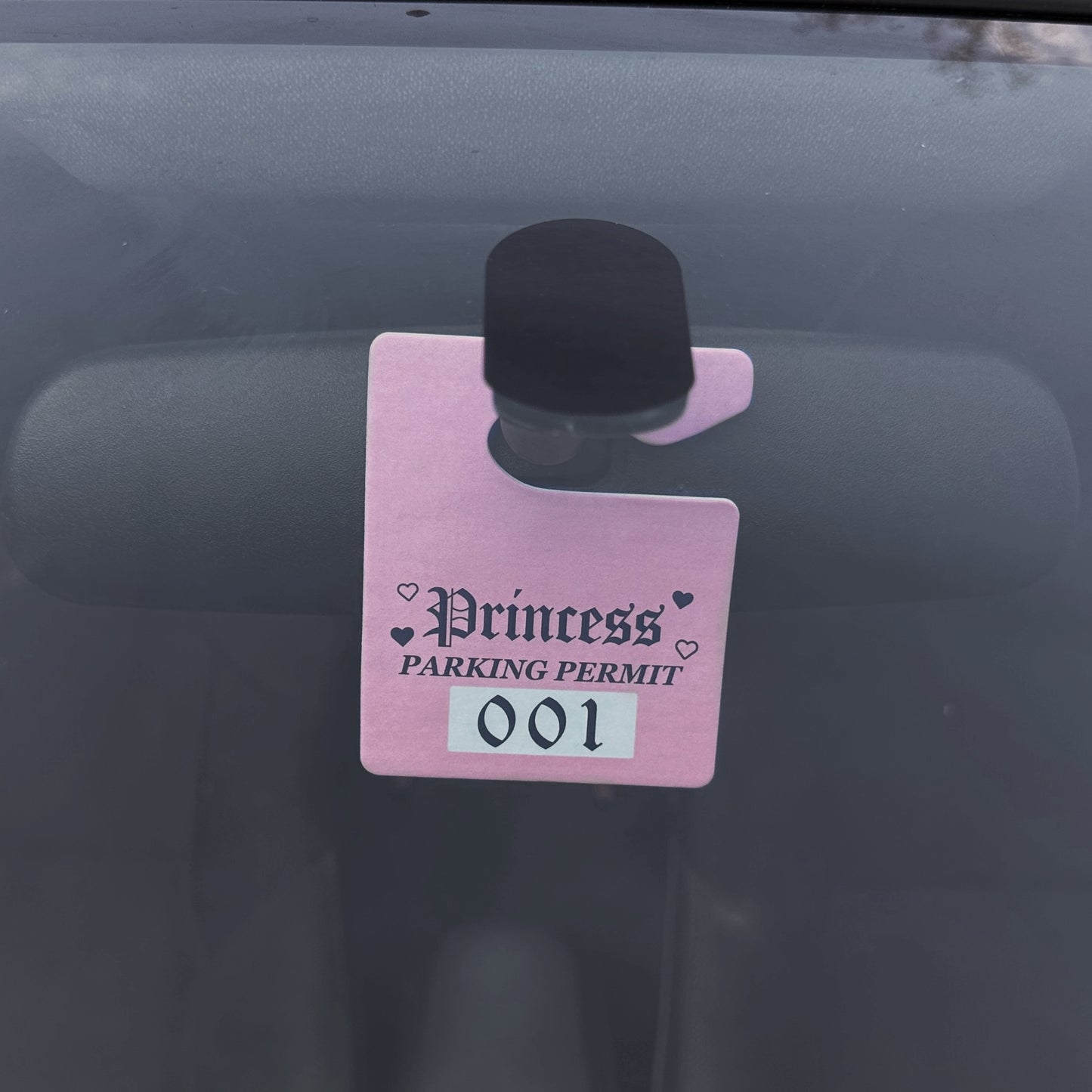 Princess 001 Parking Permit Air Freshener - Pink Bubble Gum