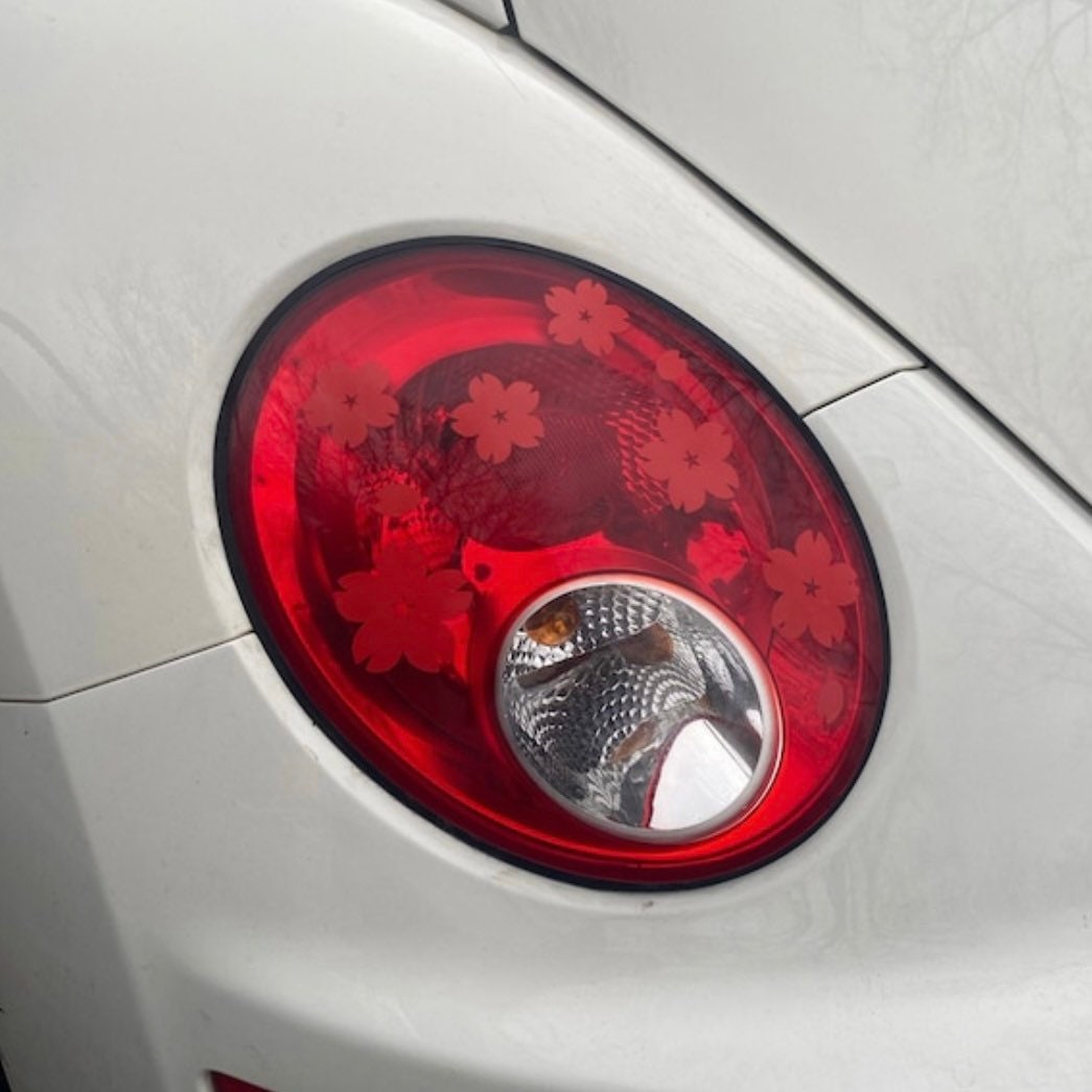 12 Sakura Headlight Taillight Decal