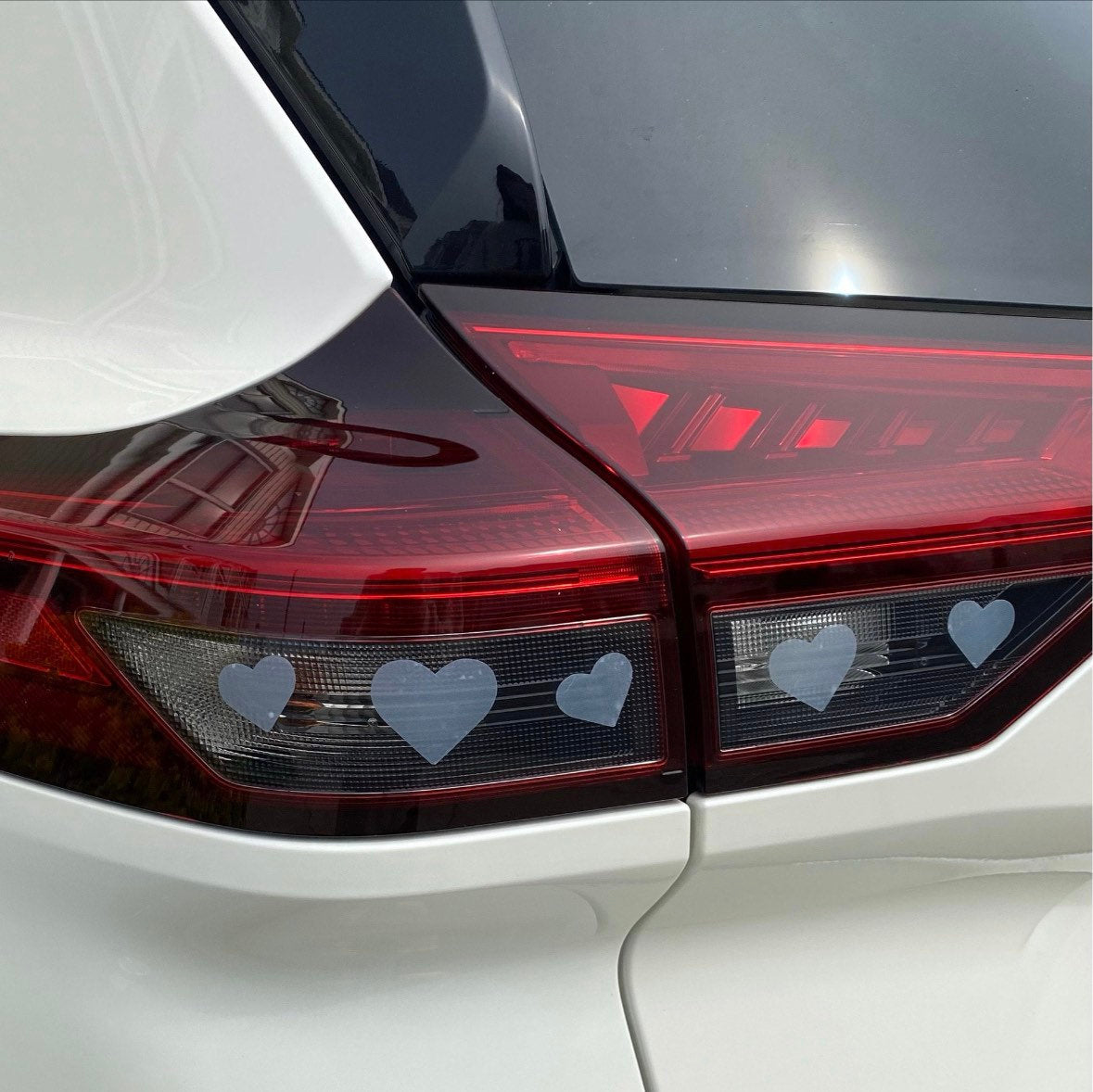 18 Assorted Whole Hearts Headlight Taillight Decals