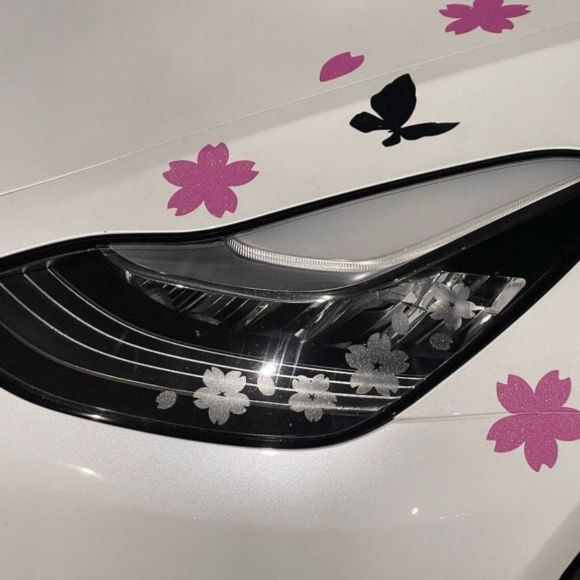 12 Sakura Headlight Taillight Decal