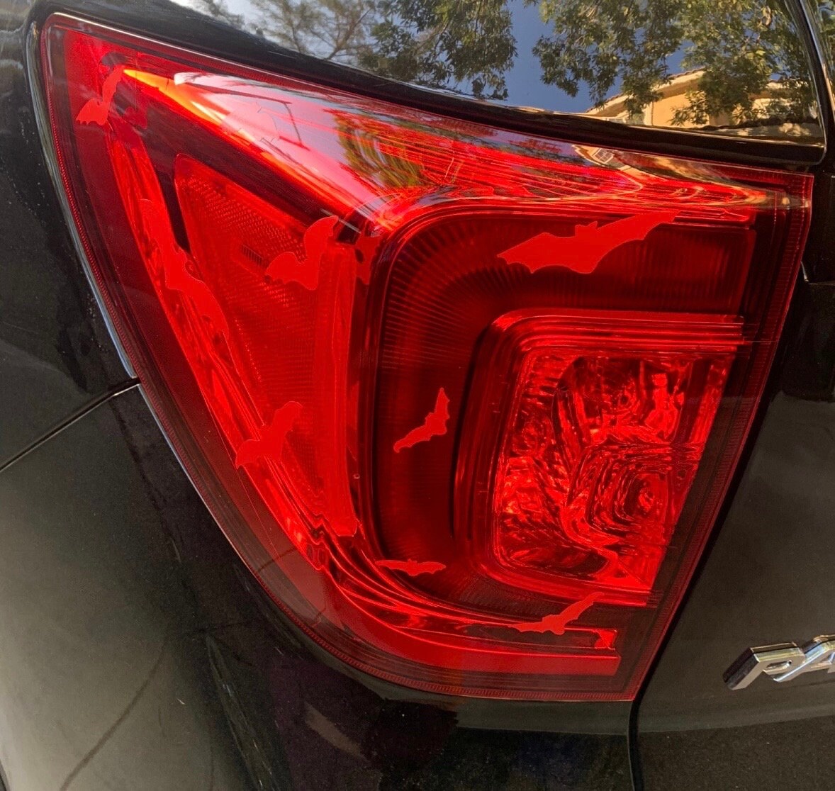 16 Bats Headlight Taillight Decals